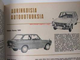 Tekniikan Maailma 1966 nr 10, me ajoimme Fiat 124 toimittajamme Torinossa ensiesittelyssä, Keimolan moottorirata, Kauko-idästä avaruuteen