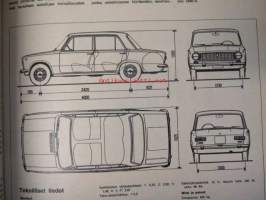 Tekniikan Maailma 1966 nr 10, me ajoimme Fiat 124 toimittajamme Torinossa ensiesittelyssä, Keimolan moottorirata, Kauko-idästä avaruuteen