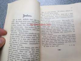 Turun Lehden kalenteri w. 1910 -lehden tilaajille ennen joulua jaettu kirja, jossa eri artikkeleita