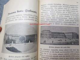 Turun Lehden kalenteri w. 1910 -lehden tilaajille ennen joulua jaettu kirja, jossa eri artikkeleita