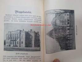 Turun Lehden kalenteri w. 1910 -lehden tilaajille ennen joulua jaettu kirja, jossa eri artikkeleita