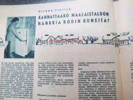 Helkaman Uutiset 1959 nr 4 -sis. mm. seur. artikkelit / kuvat / mainokset; Pfaff-ompelukoneet, Keittiö on kodin sydän, Mitä etuja Helkama Oy tarjoaa teille,