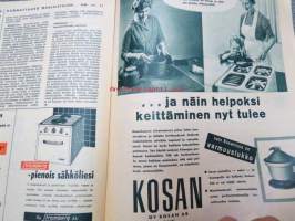 Helkaman Uutiset 1959 nr 4 -sis. mm. seur. artikkelit / kuvat / mainokset; Pfaff-ompelukoneet, Keittiö on kodin sydän, Mitä etuja Helkama Oy tarjoaa teille,