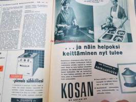 Helkaman Uutiset 1959 nr 4 -sis. mm. seur. artikkelit / kuvat / mainokset; Pfaff-ompelukoneet, Keittiö on kodin sydän, Mitä etuja Helkama Oy tarjoaa teille,