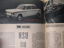 Tekniikan Maailma 1966 nr 16 sis. mm. seur. artikkelit / kuvat / mainokset;   Sähköinen lämpömittari, Kansankopteri Filber Research, NSU 110 koeajossa, TV