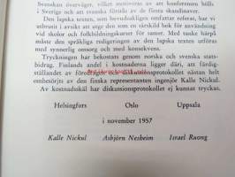 Sámiid dilit - Föredrag vid den Nordiska samekonferensen Jokkmol 1953 - Svensk, norsk och finsk utgåva