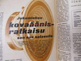 Tekniikan Maailma 1967 nr 16 sis. mm. seur. artikkelit / kuvat / mainokset;   Pintaliitäjä pussissa, Koekuvauksissa Topcon RE-2, Uudet kevyet korennot Hughes 500