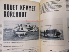 Tekniikan Maailma 1967 nr 16 sis. mm. seur. artikkelit / kuvat / mainokset;   Pintaliitäjä pussissa, Koekuvauksissa Topcon RE-2, Uudet kevyet korennot Hughes 500