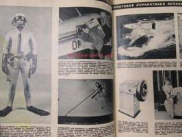 Tekniikan Maailma 1967 nr 16 sis. mm. seur. artikkelit / kuvat / mainokset;   Pintaliitäjä pussissa, Koekuvauksissa Topcon RE-2, Uudet kevyet korennot Hughes 500