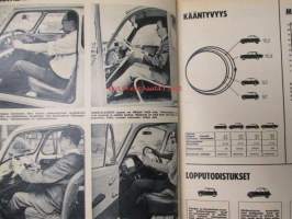 Tekniikan Maailma 1967 nr 16 sis. mm. seur. artikkelit / kuvat / mainokset;   Pintaliitäjä pussissa, Koekuvauksissa Topcon RE-2, Uudet kevyet korennot Hughes 500