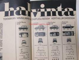 Tekniikan Maailma 1967 nr 16 sis. mm. seur. artikkelit / kuvat / mainokset;   Pintaliitäjä pussissa, Koekuvauksissa Topcon RE-2, Uudet kevyet korennot Hughes 500