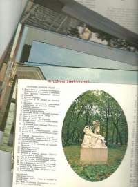 Leningrad  paikkakuntakortteja  17x25 cm  1991 kansio 32 kpl