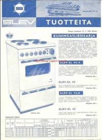 SLEV tuotteita / tuote-esite 1964