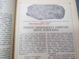 Nuori voima 1910 -sidottu vuosikerta, sisältää varsinaiset lehdet + Kirjallinen liite + Nuorison oma liite -sivustot