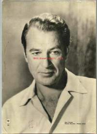 Gary Cooper Warner Bros-elok &quot; Mustaa kulta&quot;  /  kirjelehtiön kansi