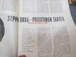 Uusi Nainen 1968 nr 8, sis. mm. seur artikkelit / kuvat / mainokset; Lauluyhtye Muksut - Inga Hinnerichsen, Seppo tikka, Leo Lastumäki = Petteri Pyörittäjä,