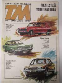 Tekniikan Maailma 1968 nr 20 sis. mm. seur. artikkelit / kuvat / mainokset; TM koekuvaa Zenit ES, 1968 Saab 99 esittelyssä,