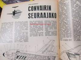 Tekniikan Maailma 1967 nr 13 sis. mm. seur. artikkelit / kuvat / mainokset;                                 TM koeajossa Cresent 53 ja Cresent 45, Corvairin