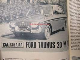 Tekniikan Maailma 1967 nr 5 sis. mm. seur. artikkelit /koeajossa Ford Taunus 20 M TS, venäläisiä moottorirekiä, venenäyttely Helsingissä