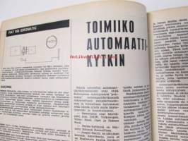 Tekniikan Maailma 1967 nr 8 sis. mm. seur. artikkelit / kuvat / mainokset;                                 Rakenamme tyristorisytyttimen, Koeajossa Hopeanuoli ja