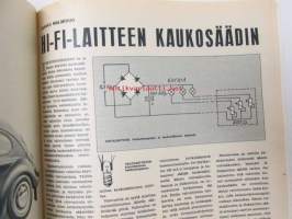 Tekniikan Maailma 1967 nr 4 Lumikko moottorikelkka, Sorakerros hätäjarruna, Pietsosähkö, Venetestaus,  Kääntökuvia negatiivifilmillä, Hi-Fi laitteen kaukosäädin, ym.
