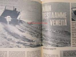 Tekniikan Maailma 1967 nr 4 Lumikko moottorikelkka, Sorakerros hätäjarruna, Pietsosähkö, Venetestaus,  Kääntökuvia negatiivifilmillä, Hi-Fi laitteen kaukosäädin, ym.