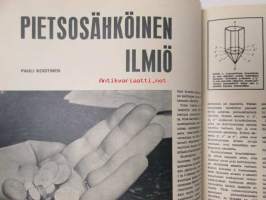 Tekniikan Maailma 1967 nr 4 Lumikko moottorikelkka, Sorakerros hätäjarruna, Pietsosähkö, Venetestaus,  Kääntökuvia negatiivifilmillä, Hi-Fi laitteen kaukosäädin, ym.