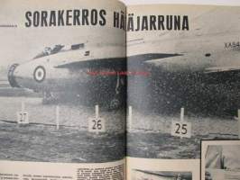Tekniikan Maailma 1967 nr 4 Lumikko moottorikelkka, Sorakerros hätäjarruna, Pietsosähkö, Venetestaus,  Kääntökuvia negatiivifilmillä, Hi-Fi laitteen kaukosäädin, ym.