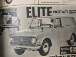 Tekniikan Maailma 1967 nr 3 sis. mm. seur. artikkelit / kuvat / mainokset; 100hv Perämoottorit testissä Chrysler 105hv - Mercury 1 100 SS - Evinrude Starflite