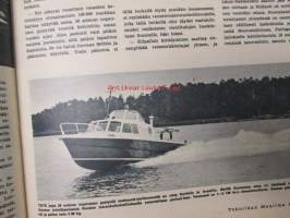 Tekniikan Maailma 1967 nr 3 sis. mm. seur. artikkelit / kuvat / mainokset; 100hv Perämoottorit testissä Chrysler 105hv - Mercury 1 100 SS - Evinrude Starflite