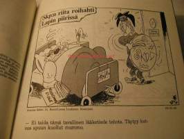 Joutsenlampi jäässä -kuvittanut Kari Suomalainen