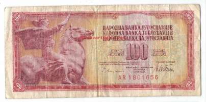 Jugoslavia 100 dinara  1978  seteli