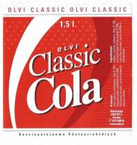 Olvi Classic Cola -   juomaetiketti