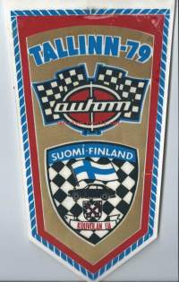 Tallinn -79 Suomi/Kouvolan UA, ralli viiri 22x12 cm