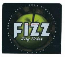 Fizz Dry  Cider - siiderietiketti, viinaetiketti