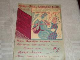 Tanssi-Sävel uutuuksia nro 12 1942