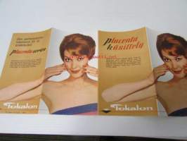 Tokalon ihonhoitoon Placenta mainos - Tokalon Placenta behandling reklam