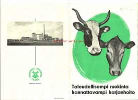 Taloudellisempi ruokinta, kannattavampi karjanhoito / Vehnä  / Raision Tehtaat Oy Ab / tuote-esite  1950-luku