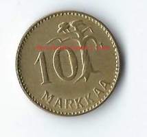 10  markkaa  1958 kapea 1