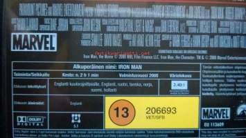 Ironman DVD-elokuva