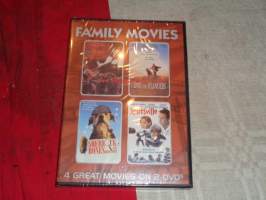 DVD Family movies 4 great movies on 2 DVDs