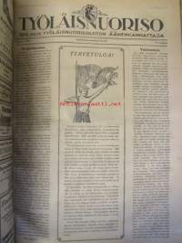 Työläisnuoriso 1928 nr 1-26 sidottu vuosikerta - Sosiaalidemokraattinen Työläisnuorisoliitto äänenkannattaja