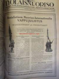 Työläisnuoriso 1928 nr 1-26 sidottu vuosikerta - Sosiaalidemokraattinen Työläisnuorisoliitto äänenkannattaja