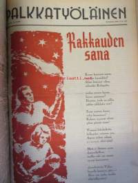 Palkkatyöläinen 1943 nr 1-26 sidottu vuosikerta - Sosiaalidemokraattinen Työläisnuorisoliitto äänenkannattaja