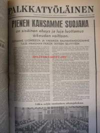 Palkkatyöläinen 1943 nr 1-26 sidottu vuosikerta - Sosiaalidemokraattinen Työläisnuorisoliitto äänenkannattaja