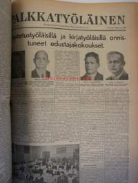 Palkkatyöläinen 1943 nr 1-26 sidottu vuosikerta - Sosiaalidemokraattinen Työläisnuorisoliitto äänenkannattaja