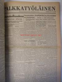 Palkkatyöläinen 1943 nr 1-26 sidottu vuosikerta - Sosiaalidemokraattinen Työläisnuorisoliitto äänenkannattaja