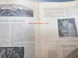 Lasten Joulukirkko 1915 - Suomen Ev.-luth. Pyhäkouluyhdistyksen joululehti, kansikuvitus Väinö Hämäläinen