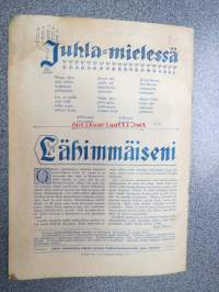 Lasten Joulukirkko 1915 - Suomen Ev.-luth. Pyhäkouluyhdistyksen joululehti, kansikuvitus Väinö Hämäläinen