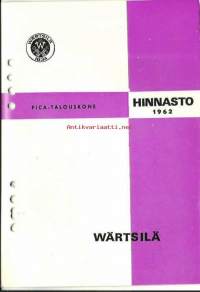 Pica-talouskone / hinnasto 1963